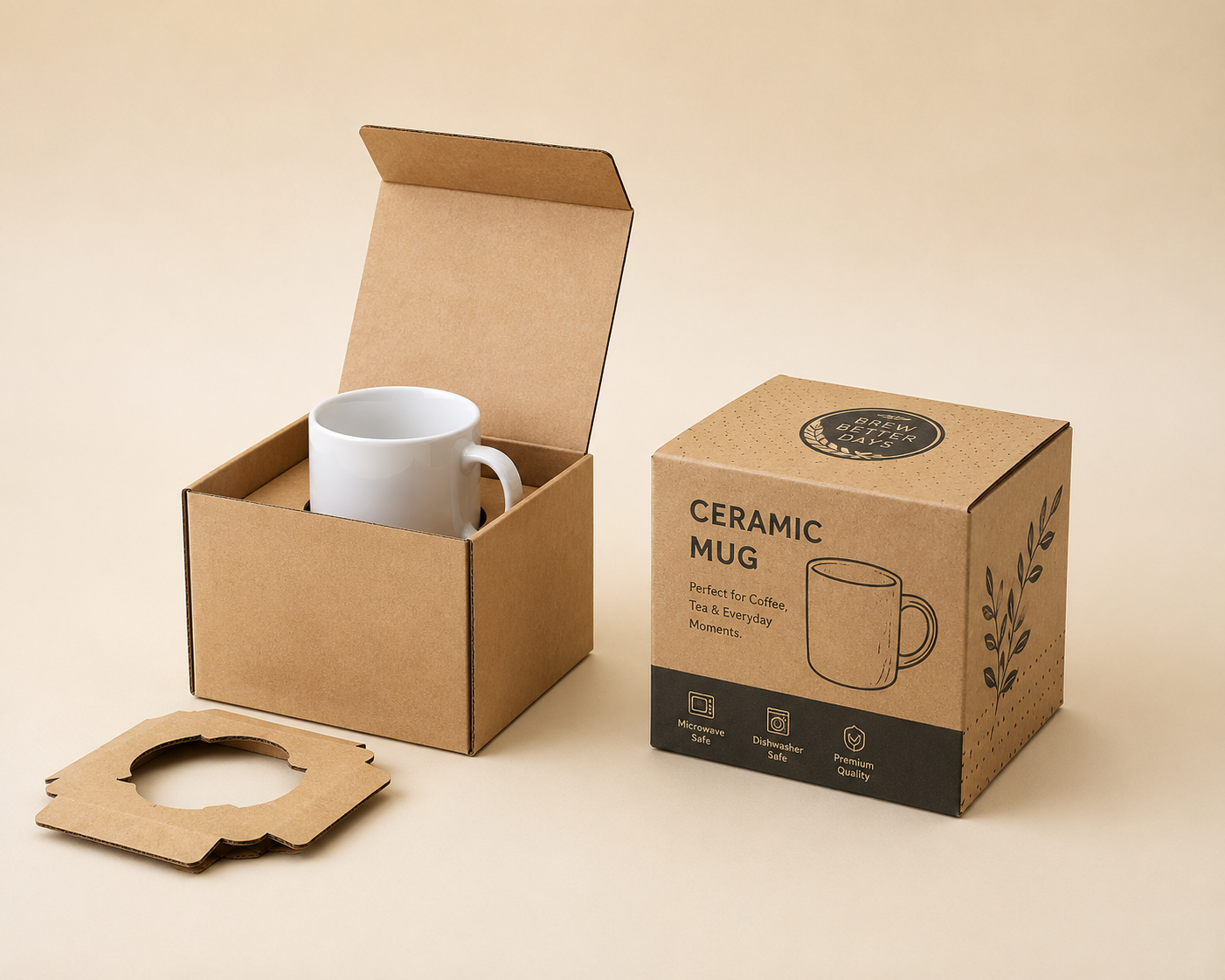 Custom cup and mug packaging box UAE