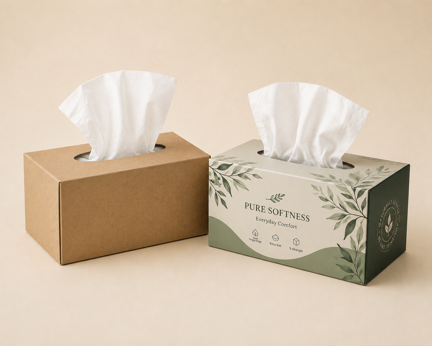Custom tissue packaging box UAE
